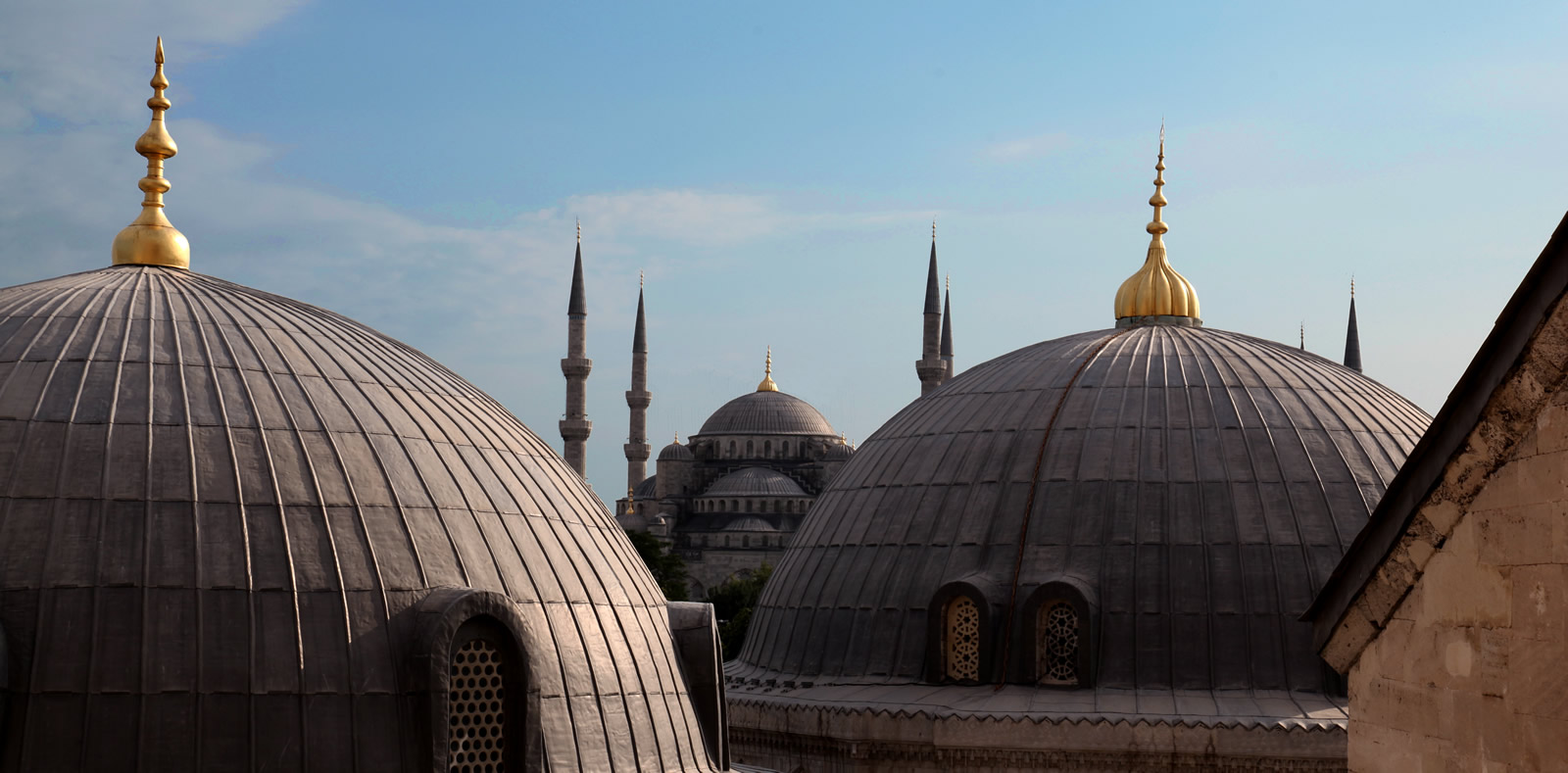 Blue Mosque Courtyard in Istanbul